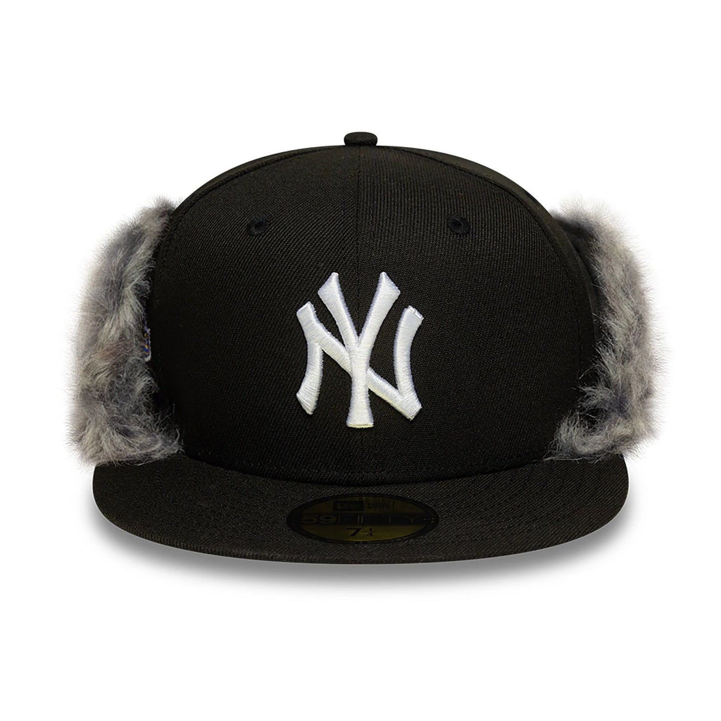 This is a New York Yankees MLB World Series Black 59FIFTY Fitted Downflap Cap 4