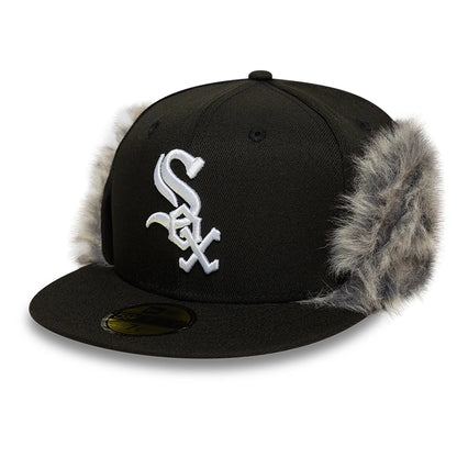 This is a Chicago White Sox MLB World Series Black 59FIFTY Fitted Downflap Cap 6