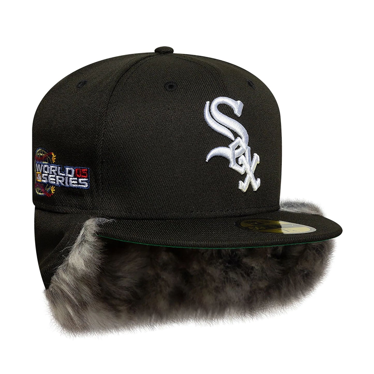 This is a Chicago White Sox MLB World Series Black 59FIFTY Fitted Downflap Cap 2