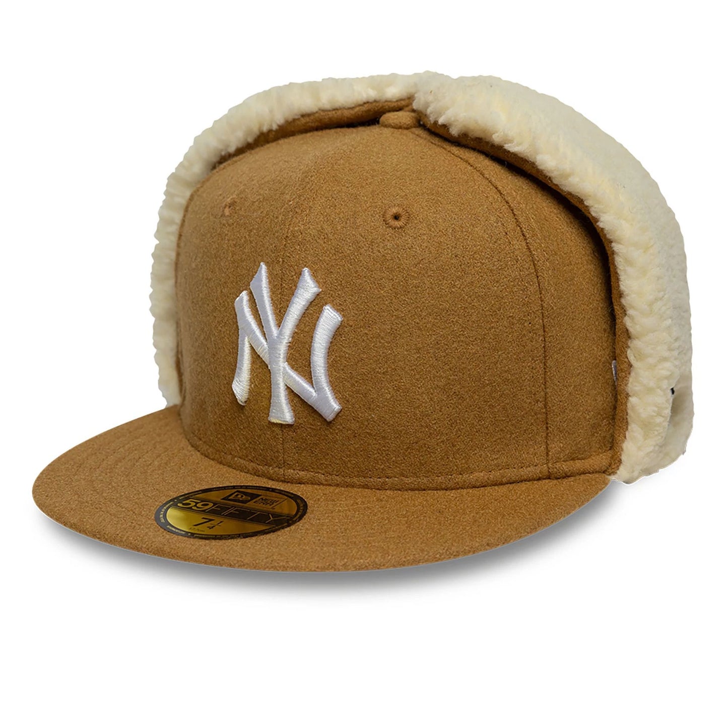 This is a New York Yankees Image Beige Dogear 59FIFTY Fitted Cap 5