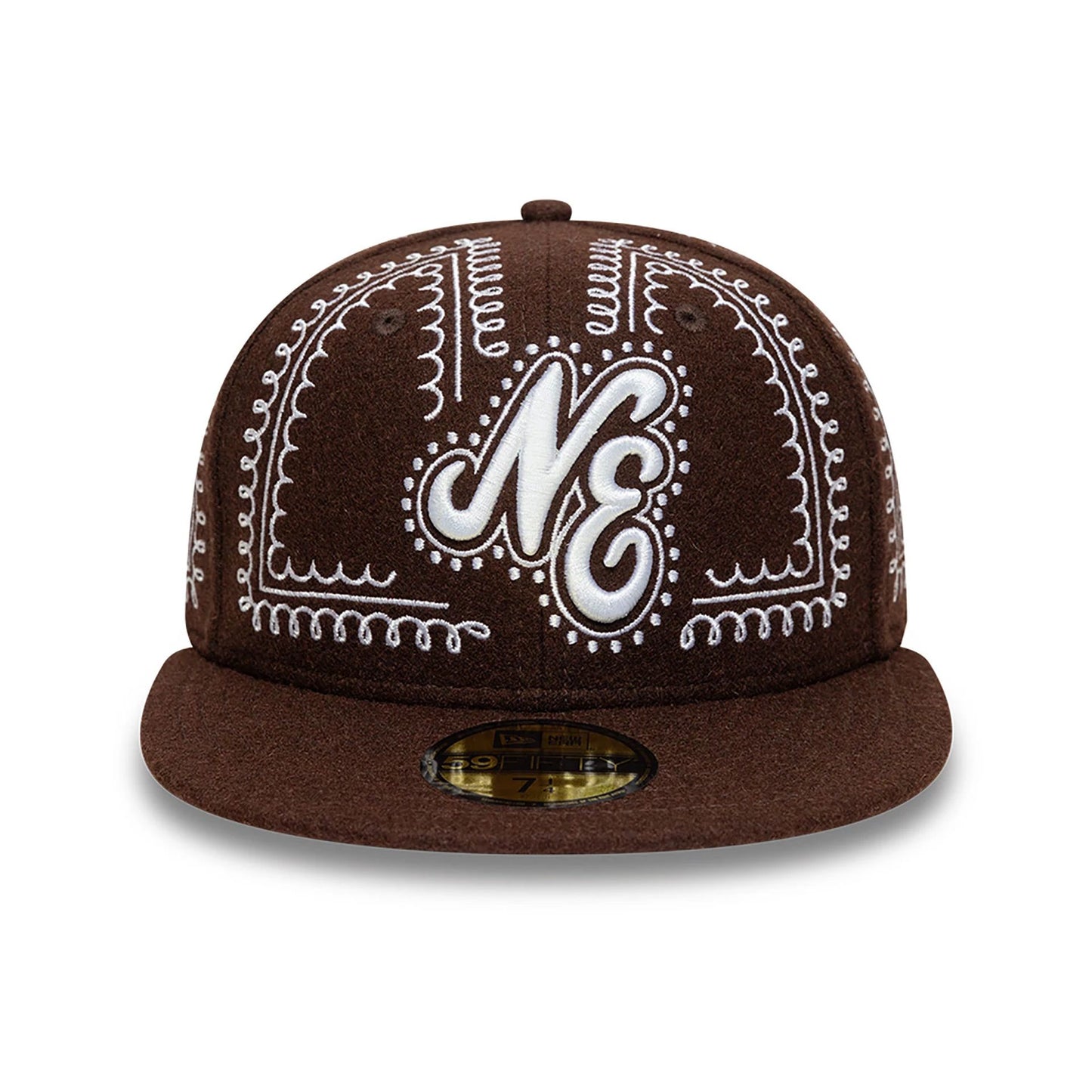 This is a New Era Gingerbread Dark Brown 59FIFTY Fitted Cap 2