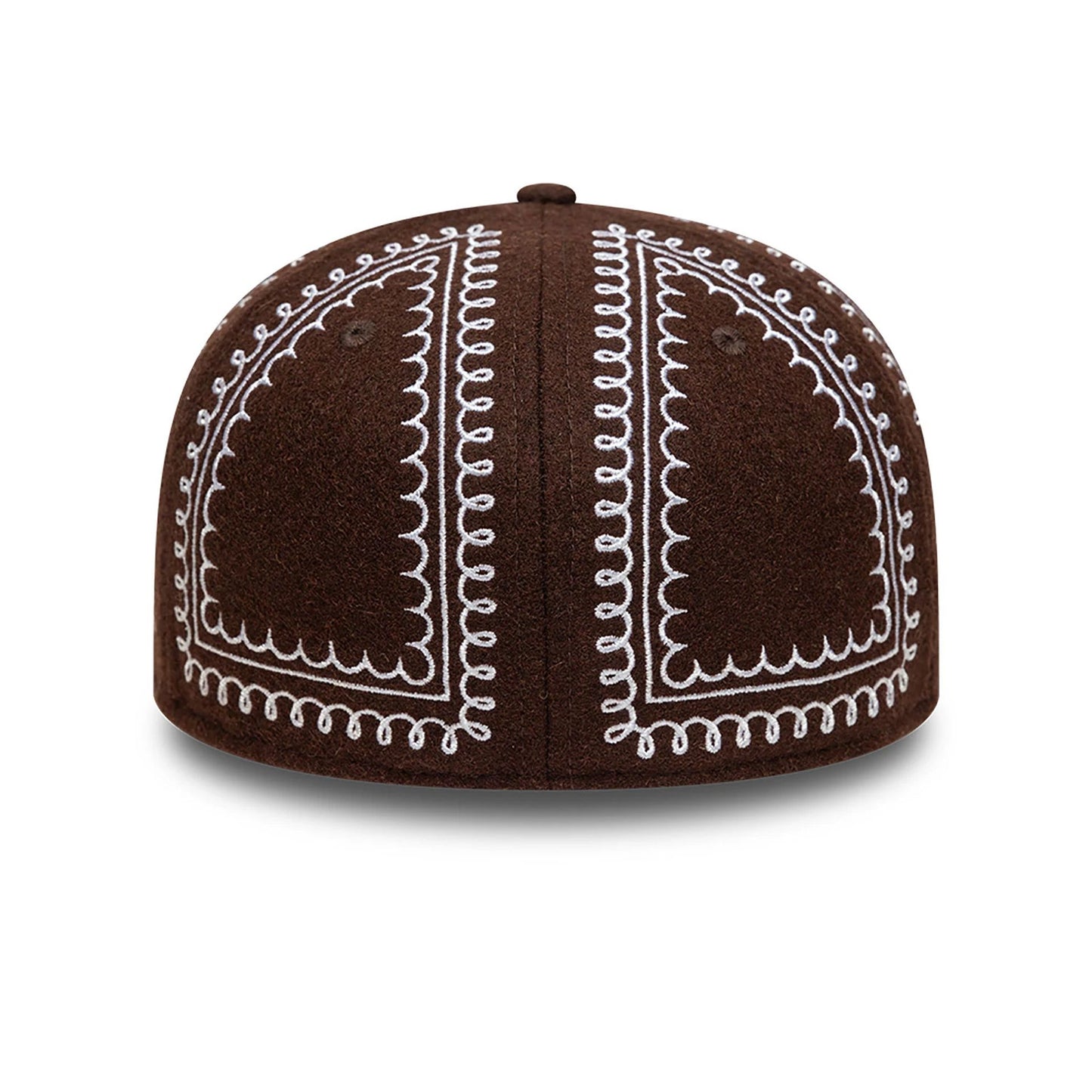 This is a New Era Gingerbread Dark Brown 59FIFTY Fitted Cap 4