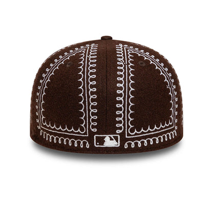 This is a Chicago White Sox Gingerbread Dark Brown 59FIFTY Fitted Cap 5