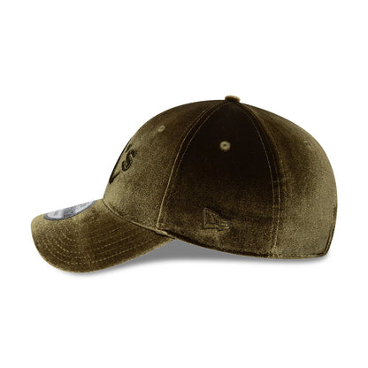 This is a Oakland Athletics Tonal Velvet Green 9FORTY Adjustable Cap 5