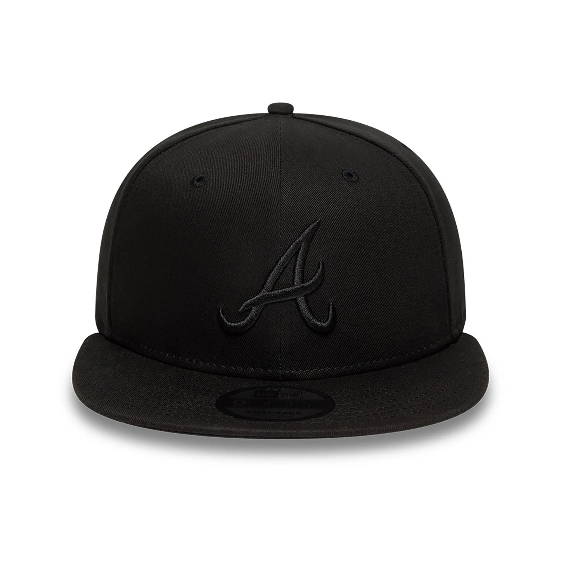 This is a Atlanta Braves Satin Lined Black 9FIFTY Snapback Adjustable Cap 2