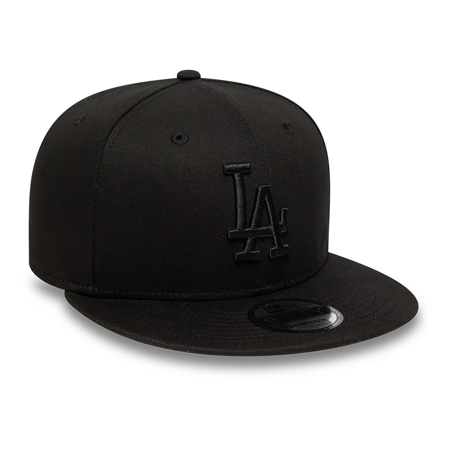 This is a LA Dodgers Satin Lined Black 9FIFTY Snapback Adjustable Cap 3