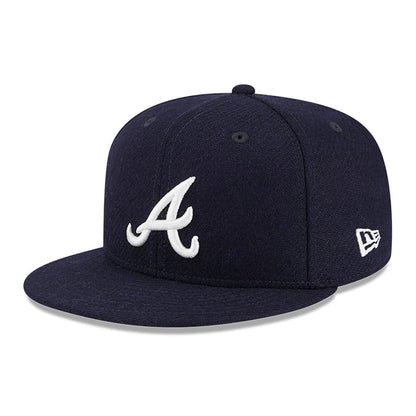 This is a Atlanta Braves Shetland Moon® Navy 59FIFTY Fitted Cap 4