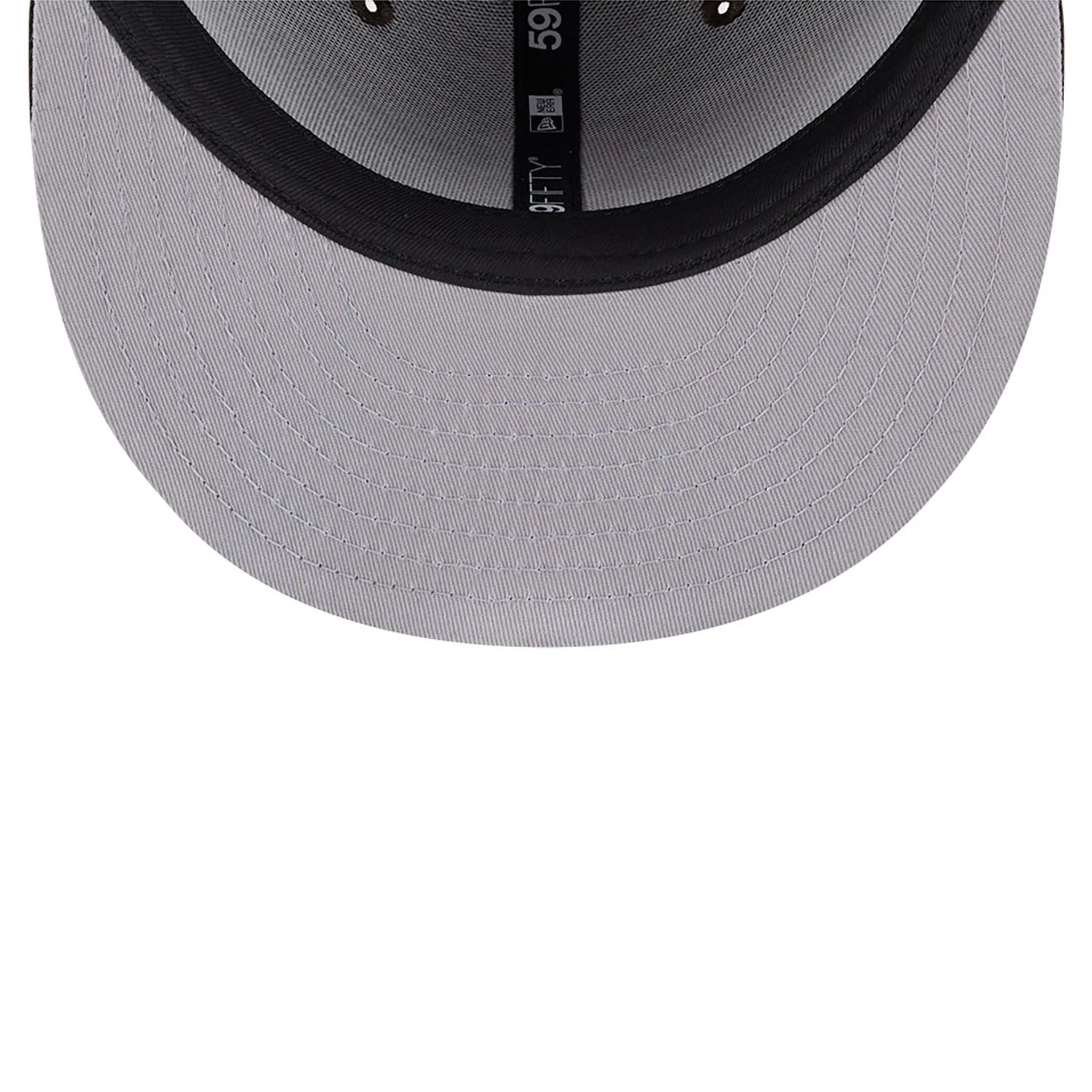 This is a Chicago White Sox Love From New Era Dark Brown 59FIFTY Fitted Cap 2