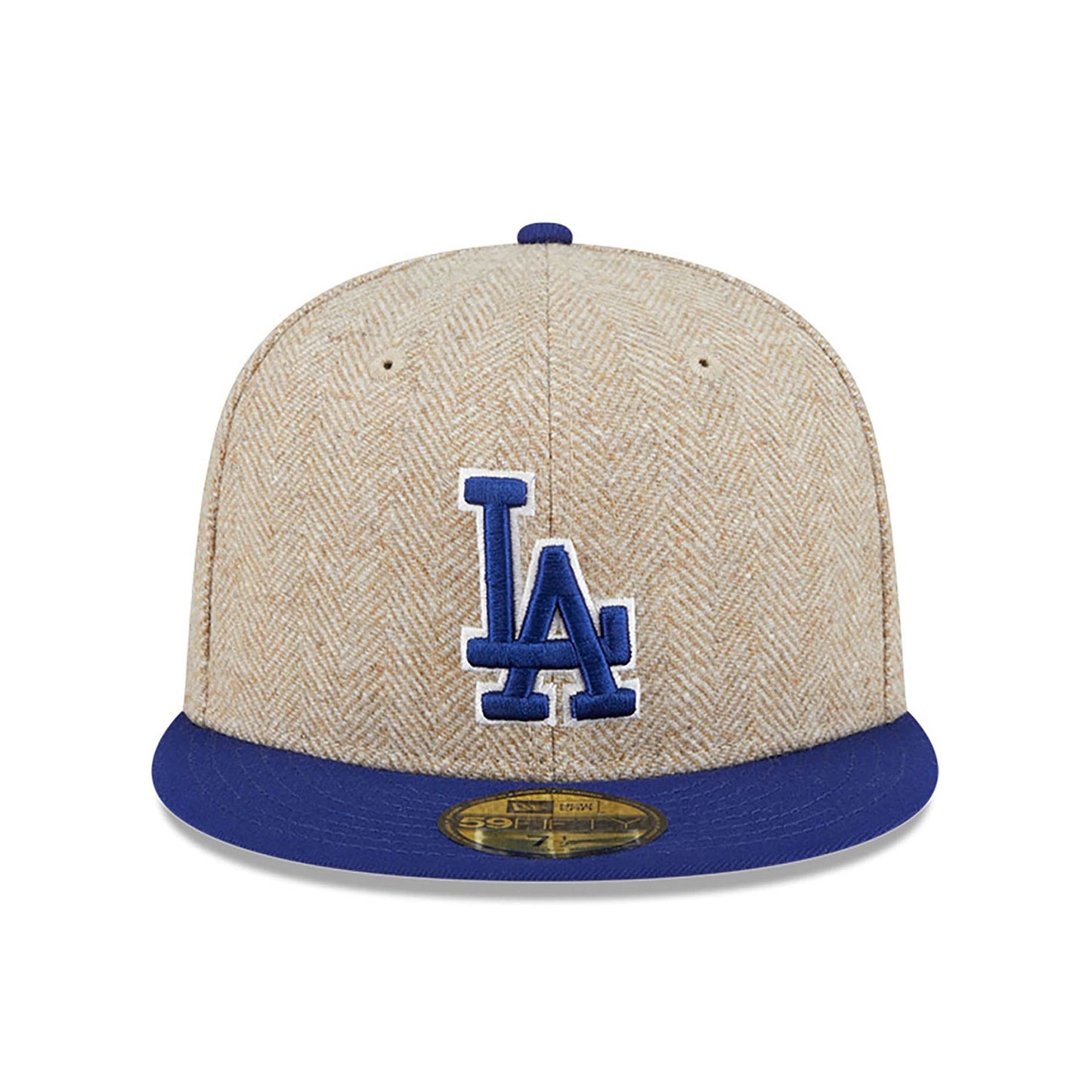 This is a LA Dodgers Herringbone Moon® Cream 59FIFTY Fitted Cap 4