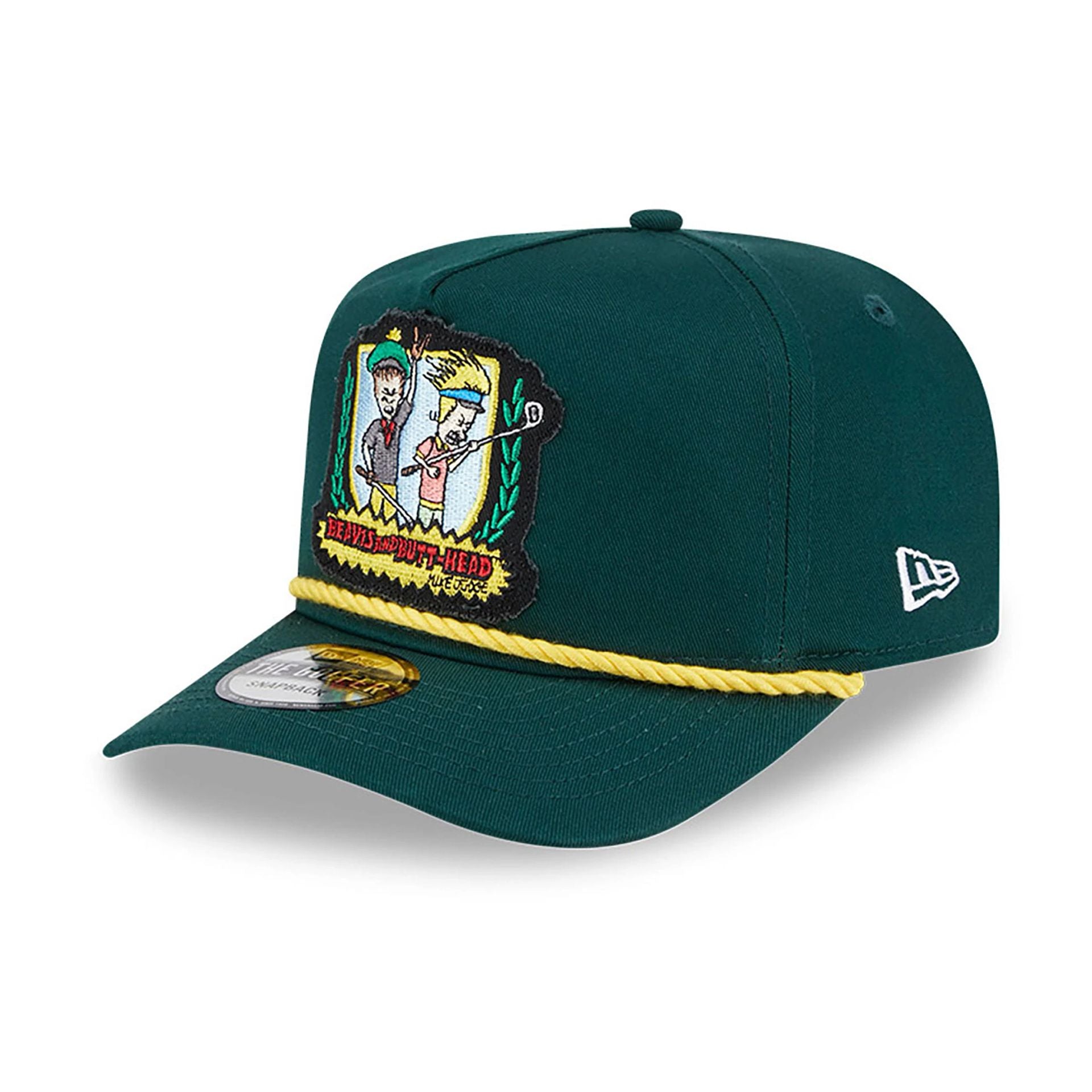 This is a Beavis And Butt-Head Dark Green Golfer Adjustable Cap 1