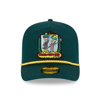 This is a Beavis And Butt-Head Dark Green Golfer Adjustable Cap 3