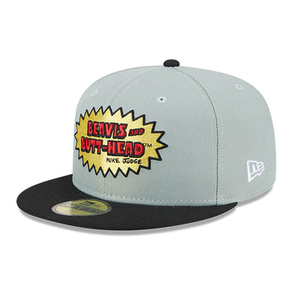 This is a Beavis And Butt-Head Pastel Green 59FIFTY Fitted Cap 5