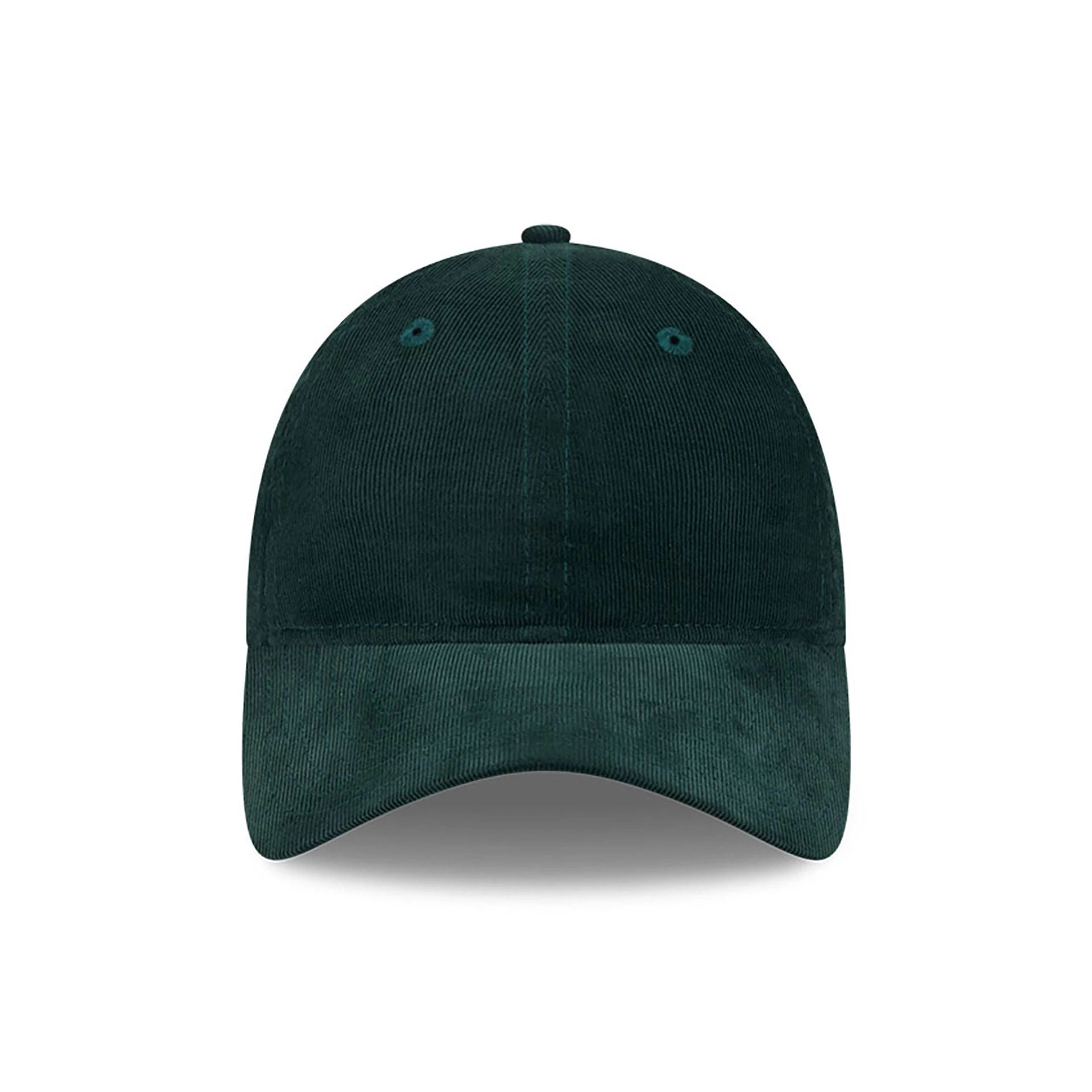 This is a New Era Micro Cord Dark Green 9TWENTY Adjustable Cap 2