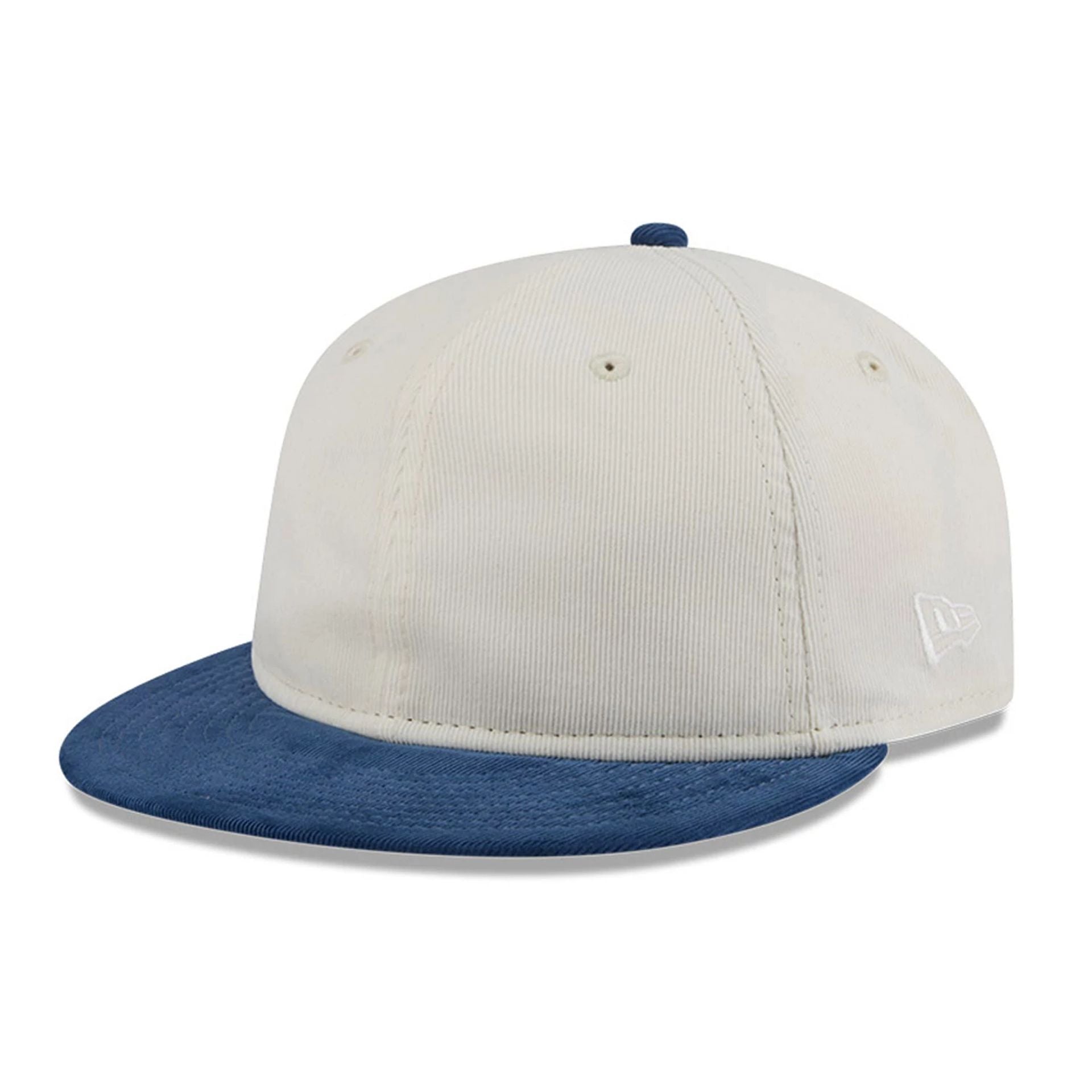 This is a New Era Micro Cord Blue Retro Crown 59FIFTY Fitted Cap 1