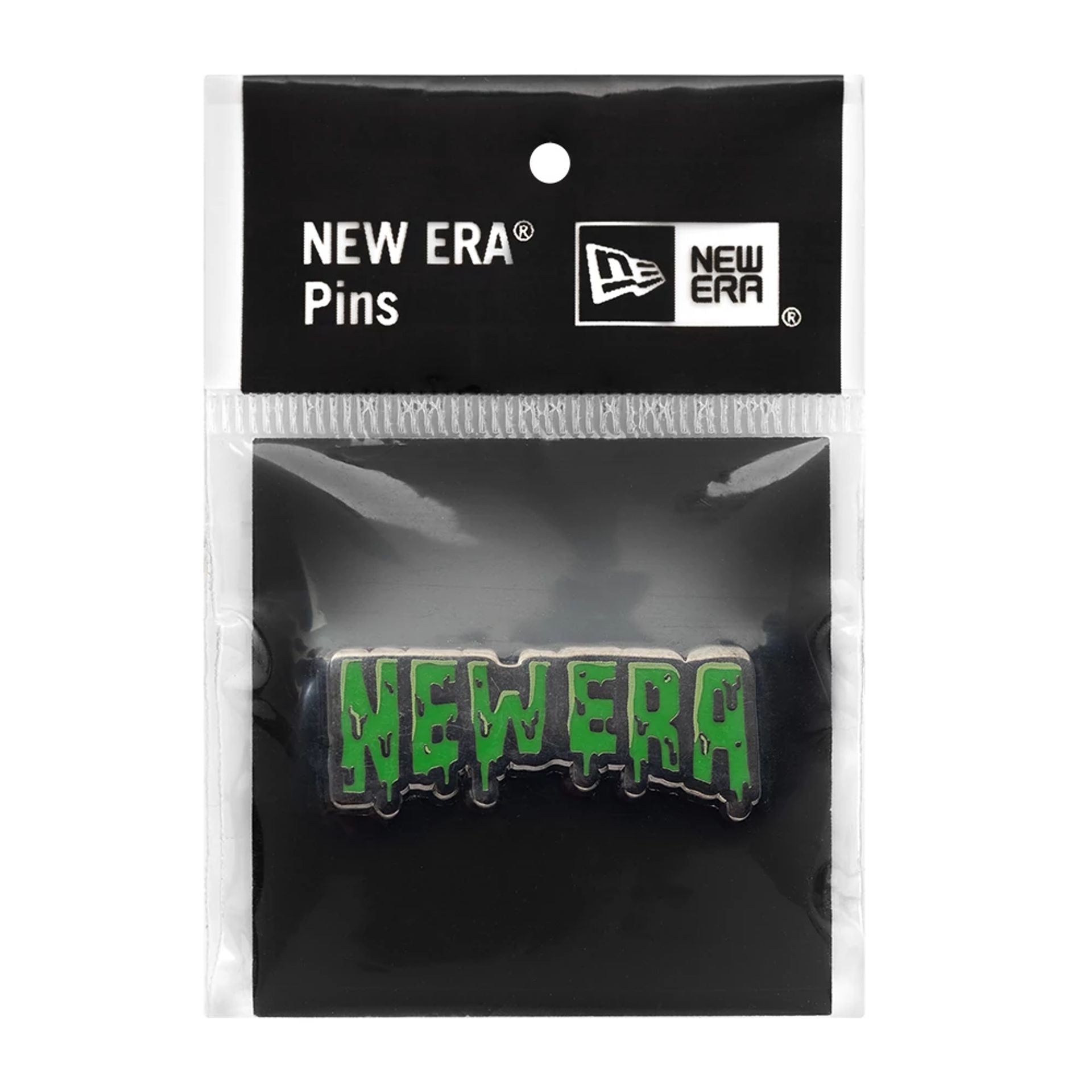 This is a New Era Halloween Slime Green Pin Badge 3