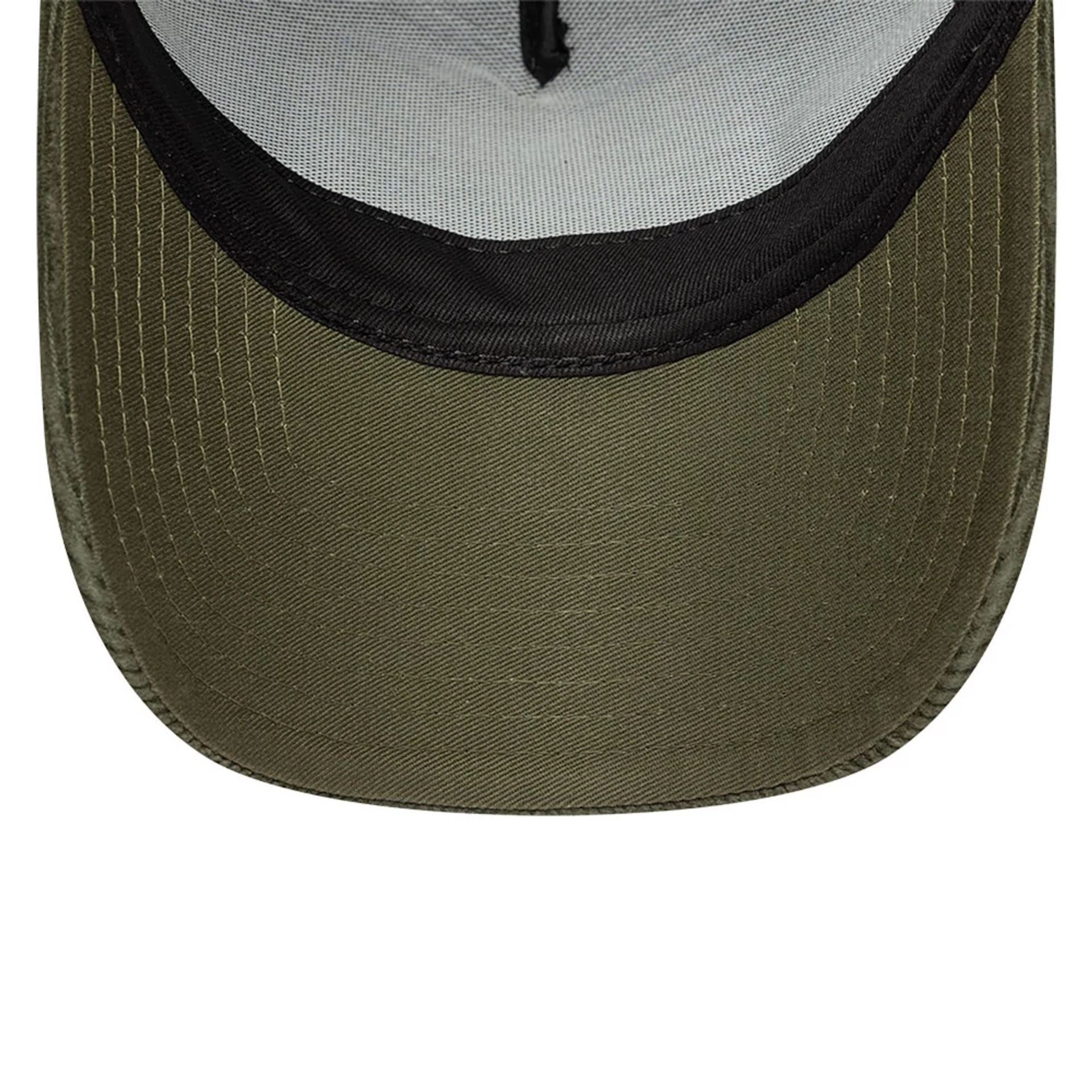 This is a ThruDark x New Era Artist Green 9FORTY A-Frame Trucker Adjustable Cap 5