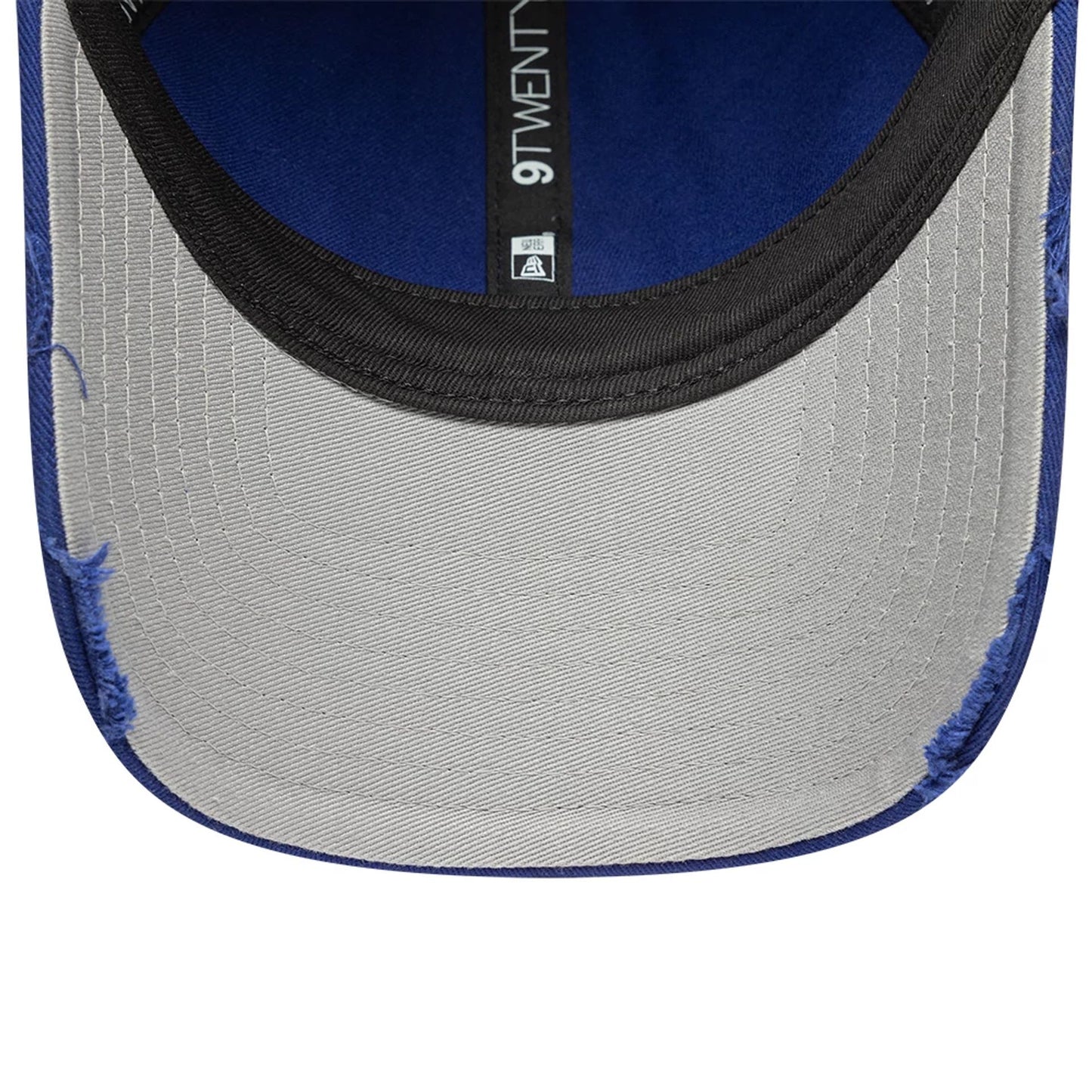 This is a LA Dodgers MLB Distressed Dark Blue 9TWENTY Adjustable Cap 5