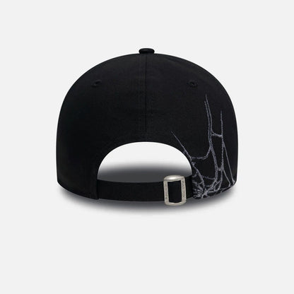 This is a LA Dodgers Halloween Spider Web Black 9FORTY Adjustable Cap 3