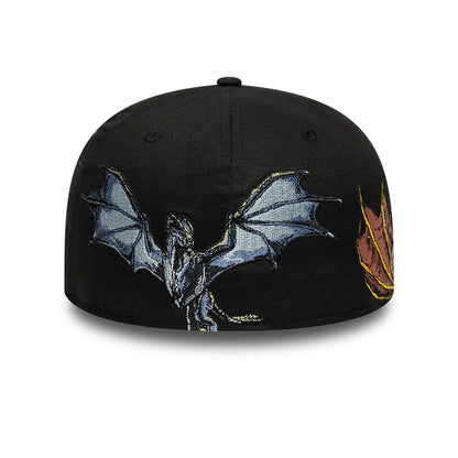 This is a House Of The Dragon Multi Hit Black 59FIFTY Fitted Cap 3