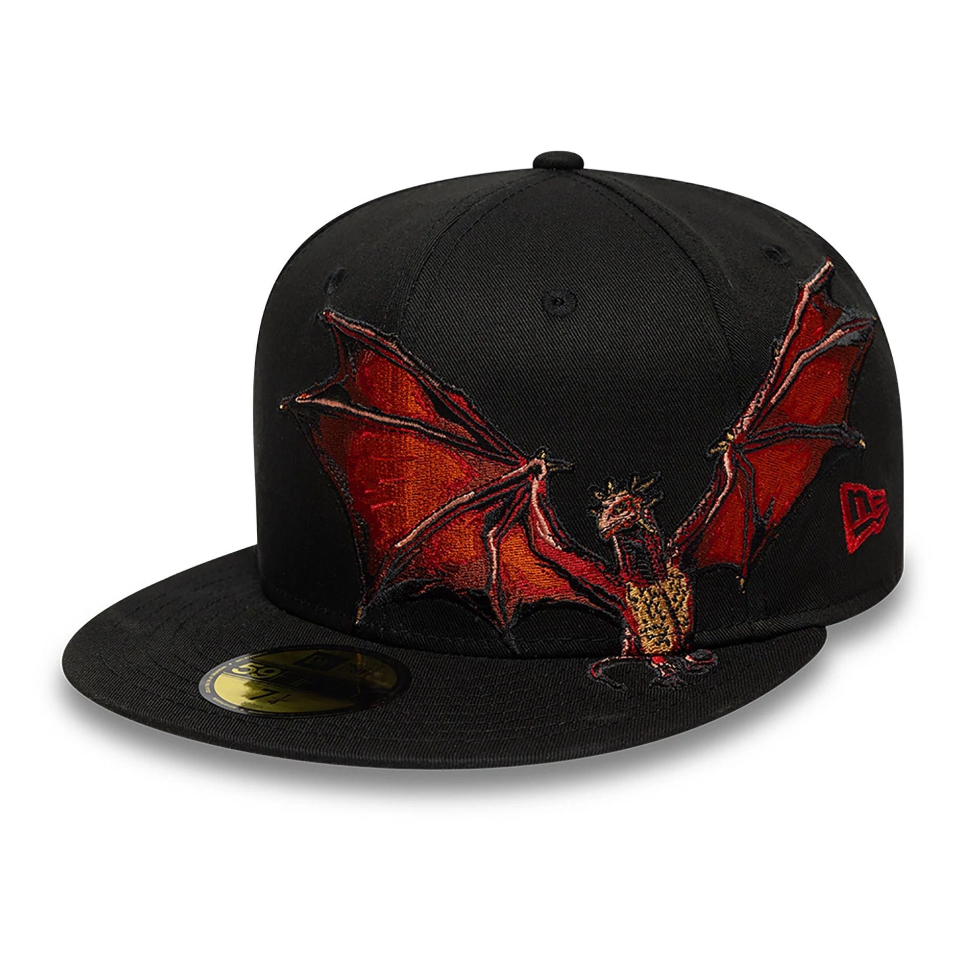 This is a House Of The Dragon Multi Hit Black 59FIFTY Fitted Cap 1