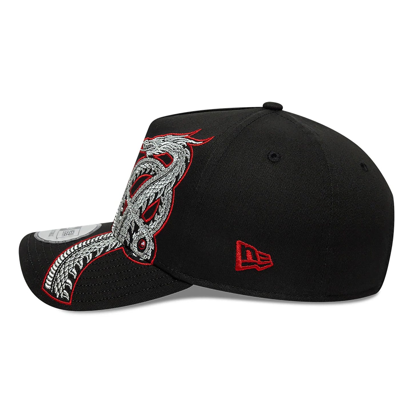 This is a House Of The Dragon Twin Dragon Black 9FORTY A-Frame Adjustable Cap 7