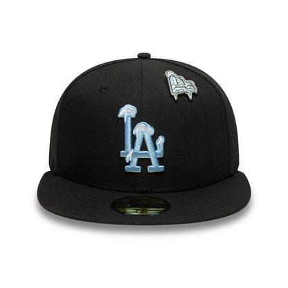 This is a LA Dodgers Snowday Black 59FIFTY Fitted Cap 3