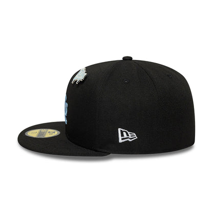 This is a LA Dodgers Snowday Black 59FIFTY Fitted Cap 7