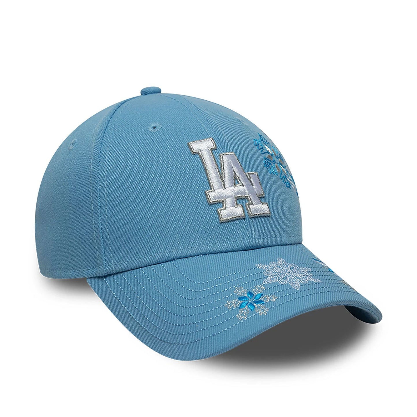 This is a LA Dodgers Winter Pastel Blue 9FORTY Adjustable Cap 4