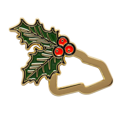 This is a New Era Logo Frame Holly Green Pin Badge 1