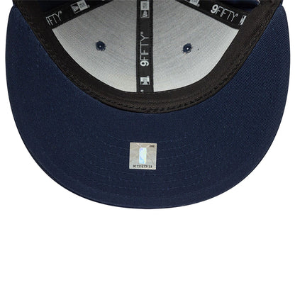 This is a Indiana Pacers NBA Paris Games 2025 Navy 9FIFTY Snapback Cap 5