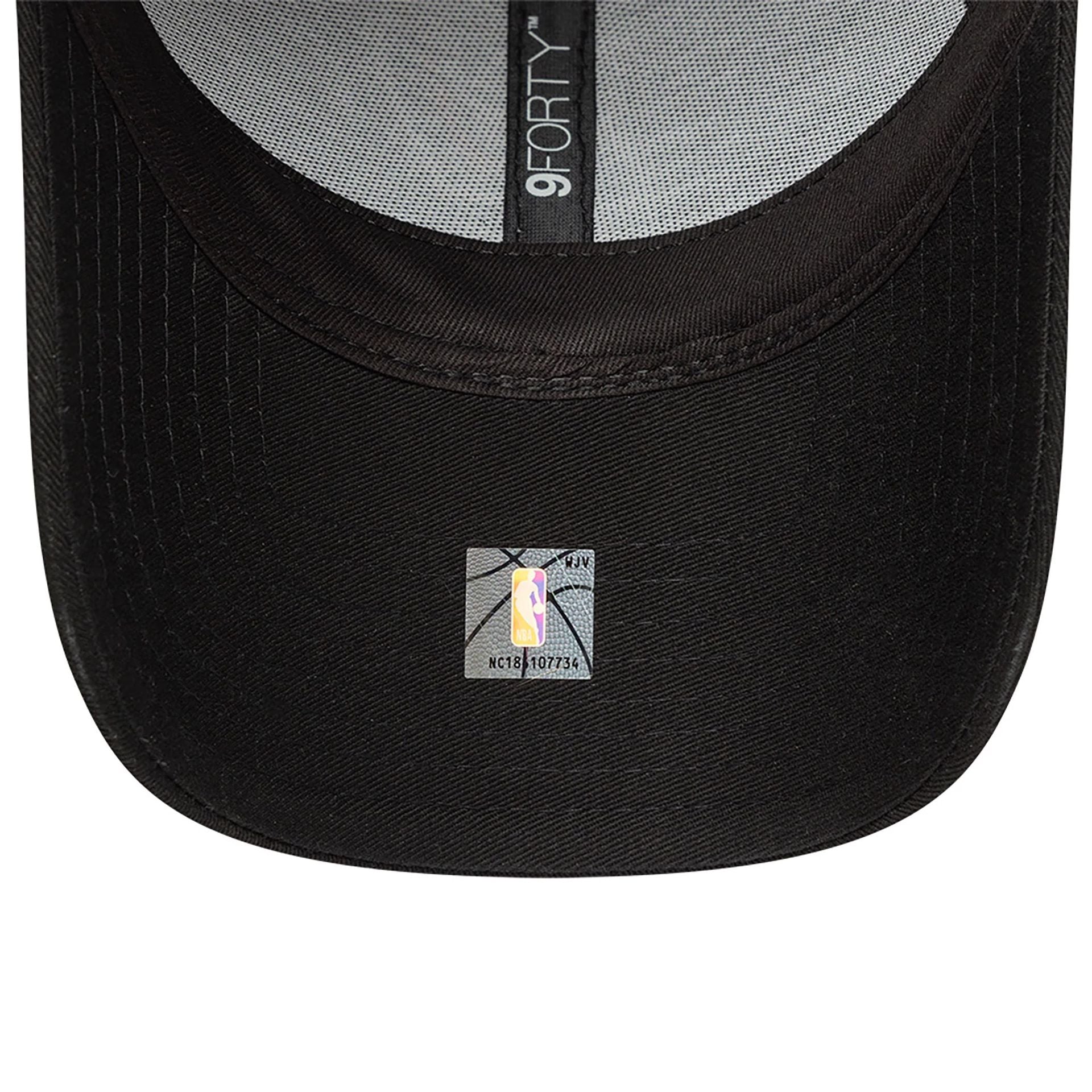 This is a San Antonio Spurs NBA Paris Games 2025 Black 9FORTY Adjustable Cap 4