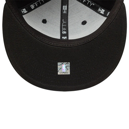 This is a NBA Paris Games 2025 Black 9FIFTY Snapback Cap 4