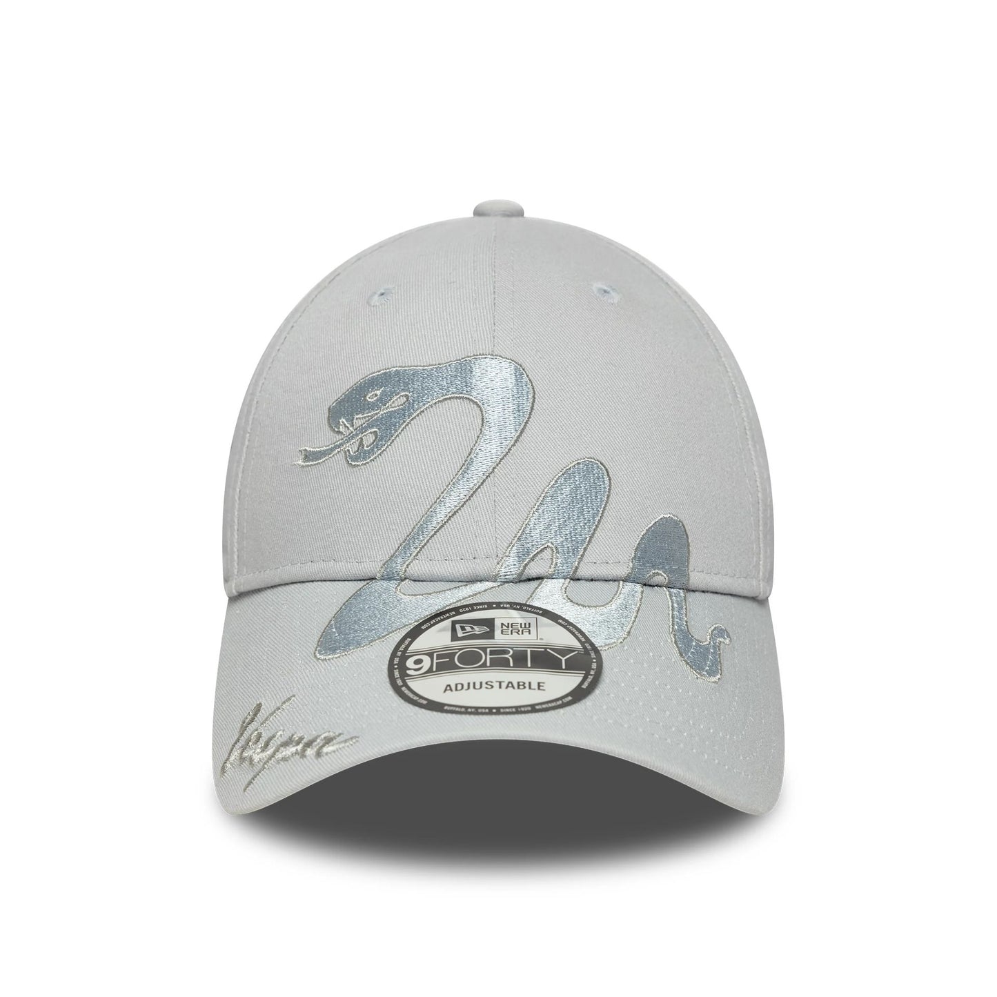 This is a Vespa Year Of The Snake Grey 9FORTY Adjustable Cap 2