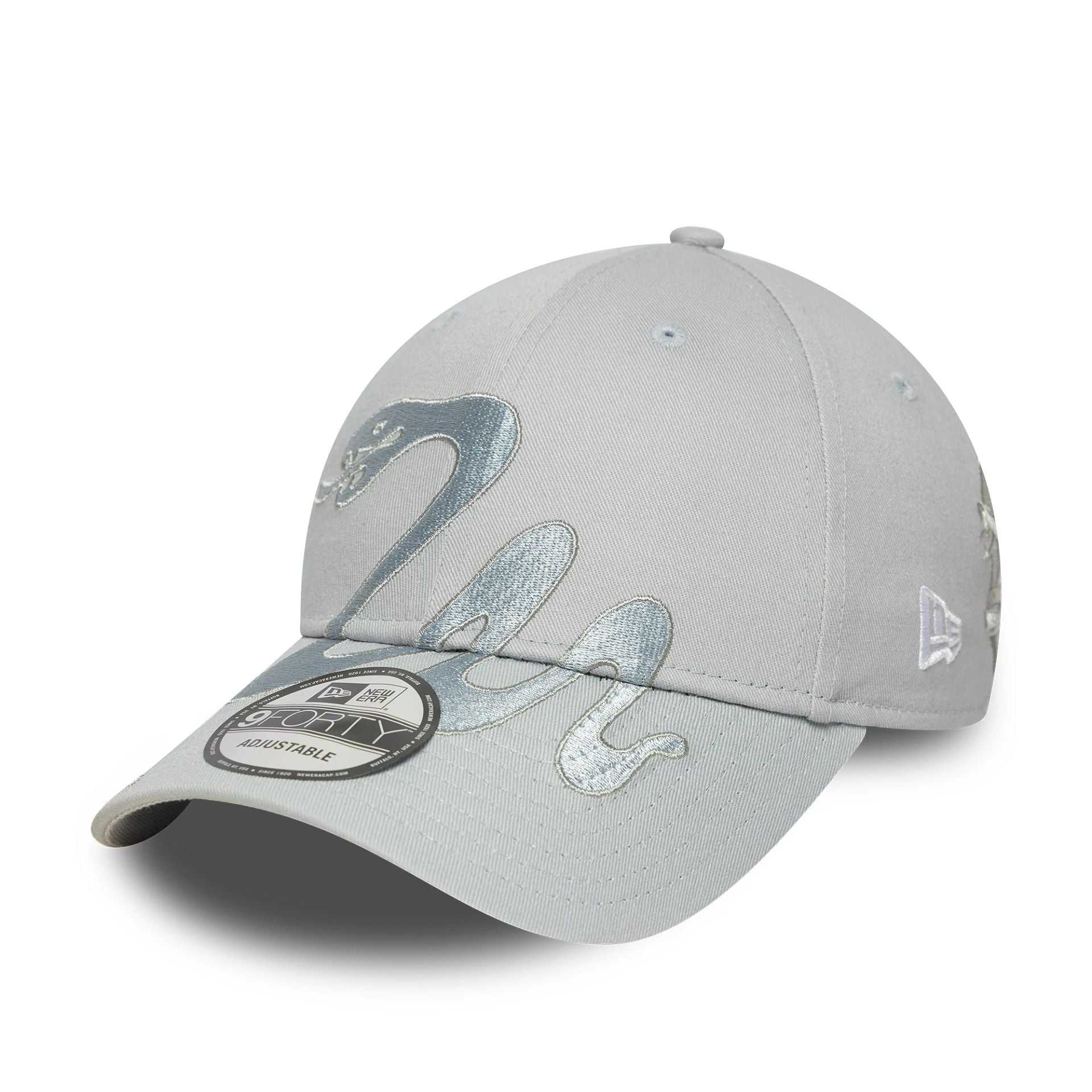 This is a Vespa Year Of The Snake Grey 9FORTY Adjustable Cap 3