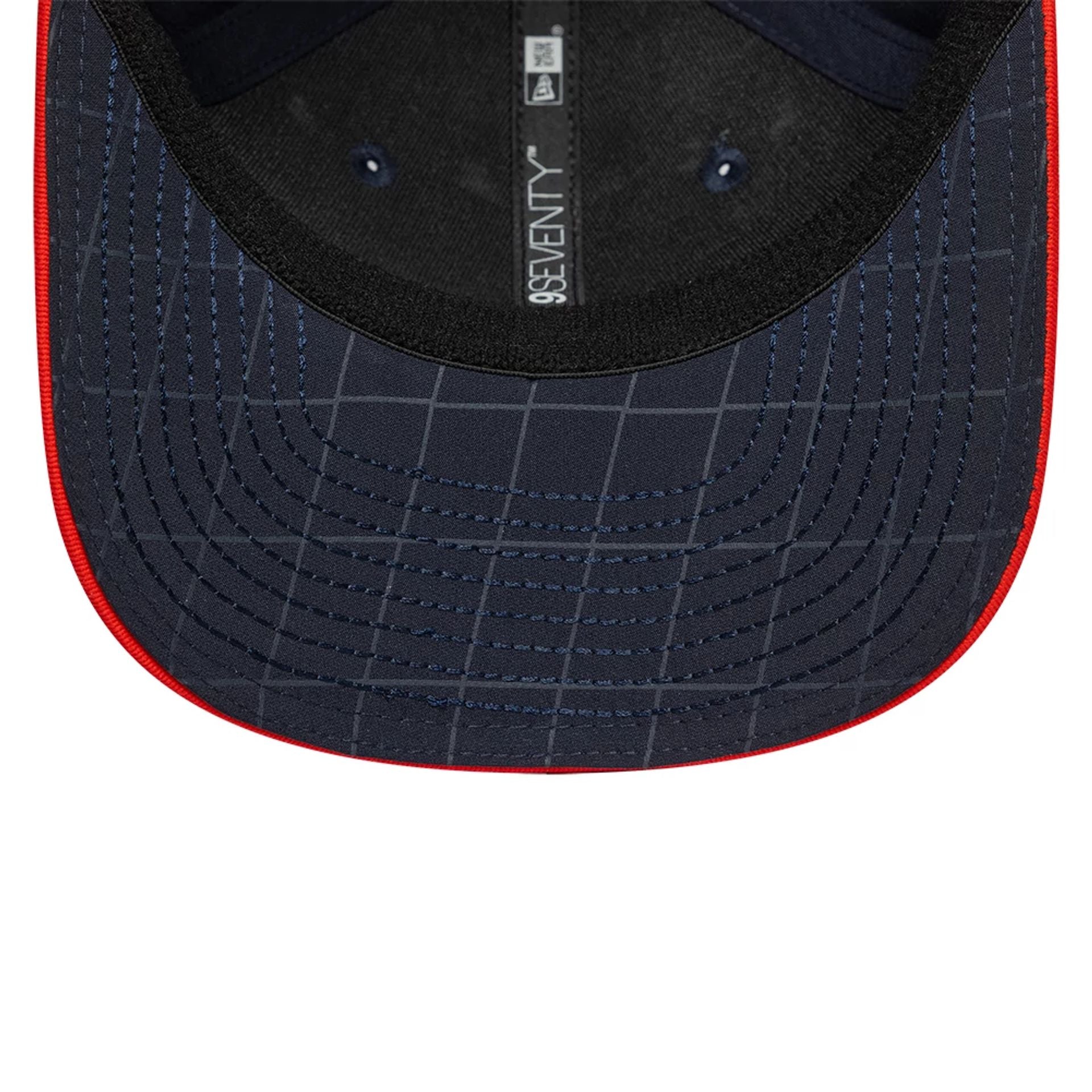 This is a Red Bull Racing Youth Replica Max Verstappen Dark Blue 9SEVENTY Stretch Snap Adjustable Cap 2