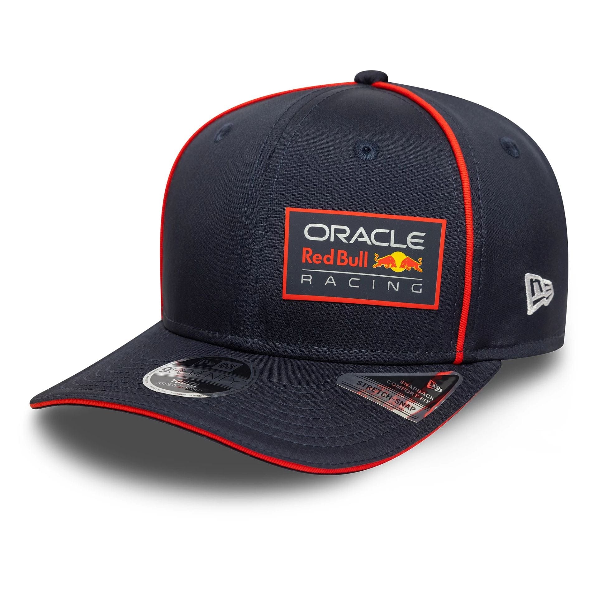 This is a Red Bull Racing Youth Team Dark Blue 9SEVENTY Stretch Snap Adjustable Cap 1