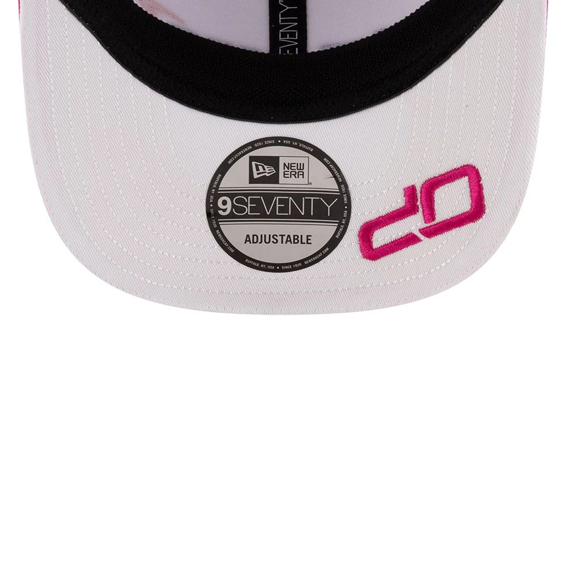 This is a McLaren Racing Oscar Piastri Miami Race Special White 9SEVENTY Stretch Snap Adjustable Cap 2