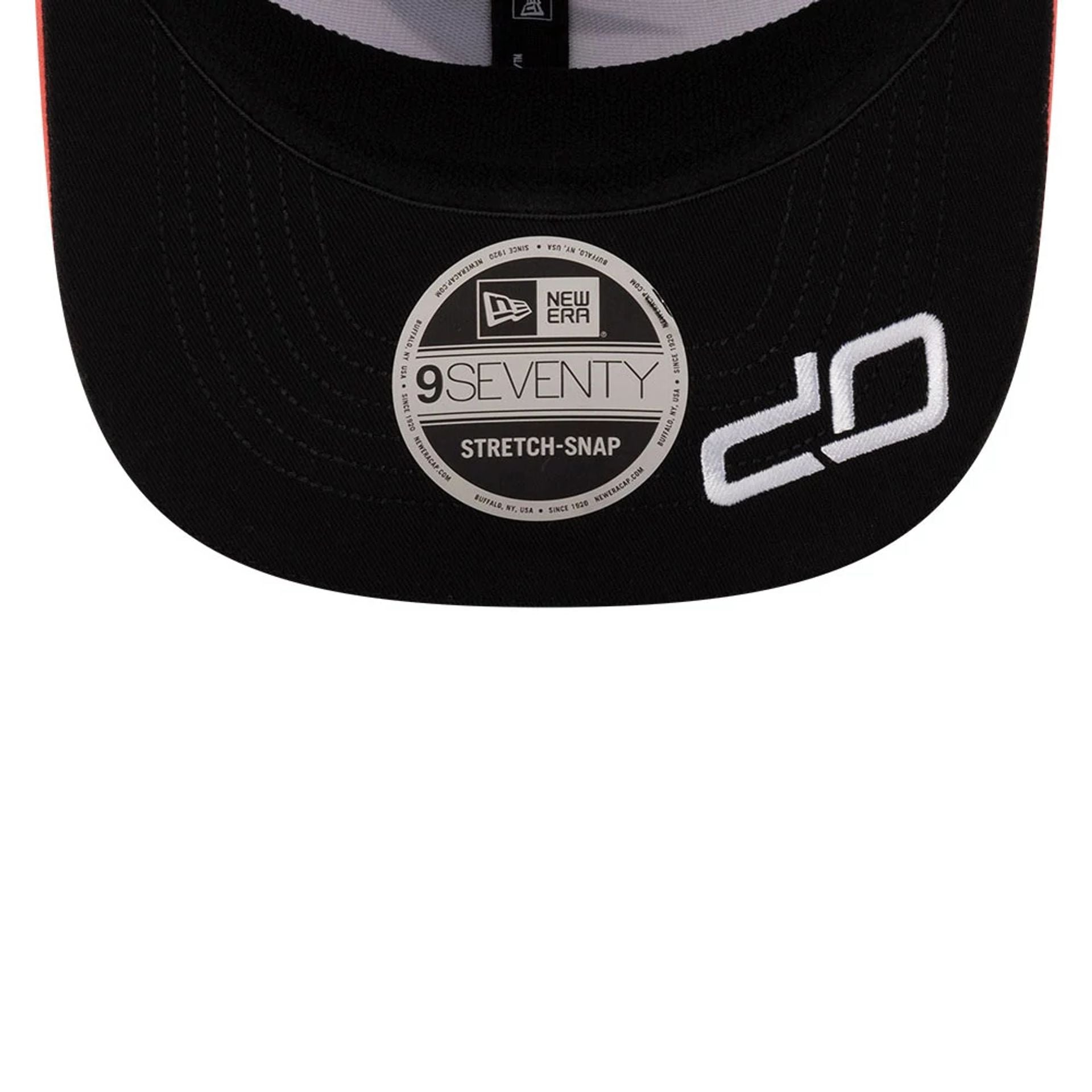 This is a McLaren Racing Oscar Piastri Japan Race Special Black 9SEVENTY Stretch Snap Adjustable Cap 2