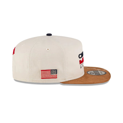 This is a Cherry LA x Red Bull Racing Light Beige Golfer Adjustable Cap 6