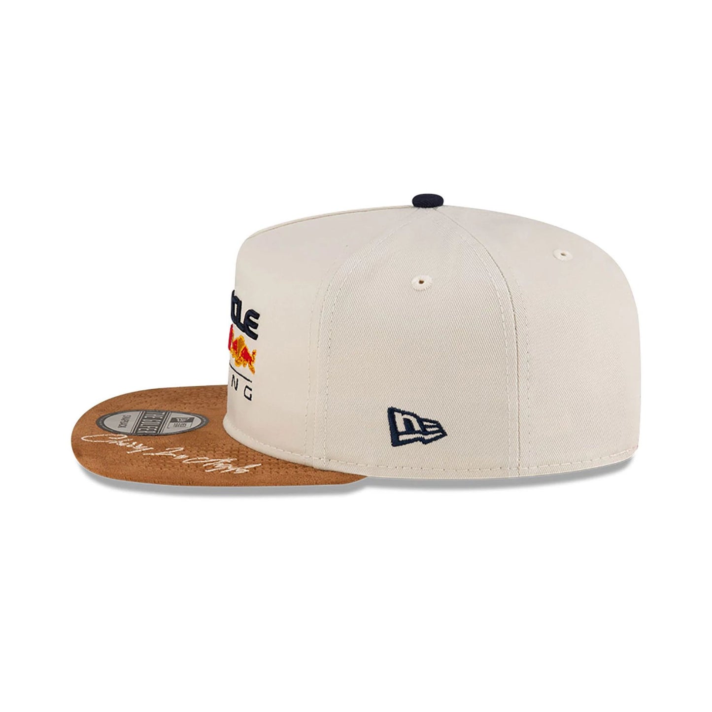 This is a Cherry LA x Red Bull Racing Light Beige Golfer Adjustable Cap 7