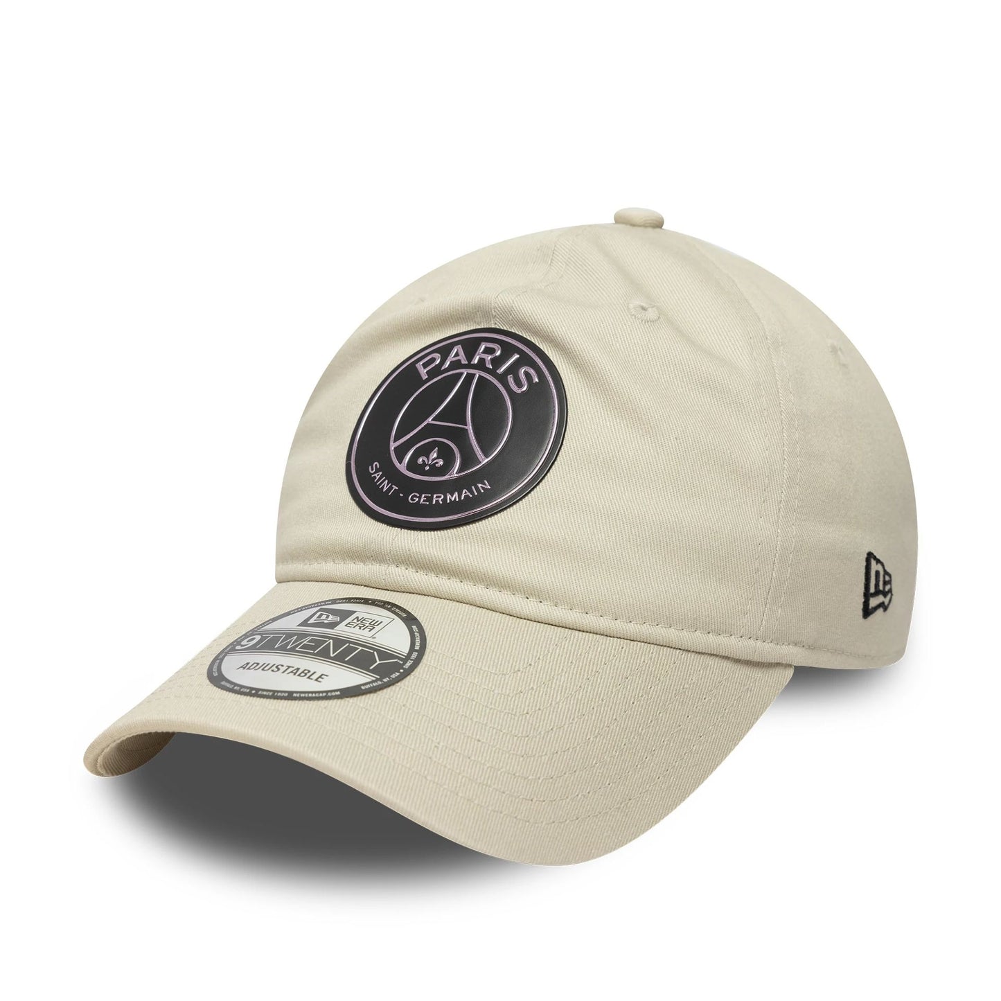 This is a Paris Saint Germain Seasonal Cream 9TWENTY Adjustable Cap 1