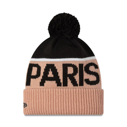 This is a Paris Saint Germain Pastel Pink Sport Knit Beanie Hat 2