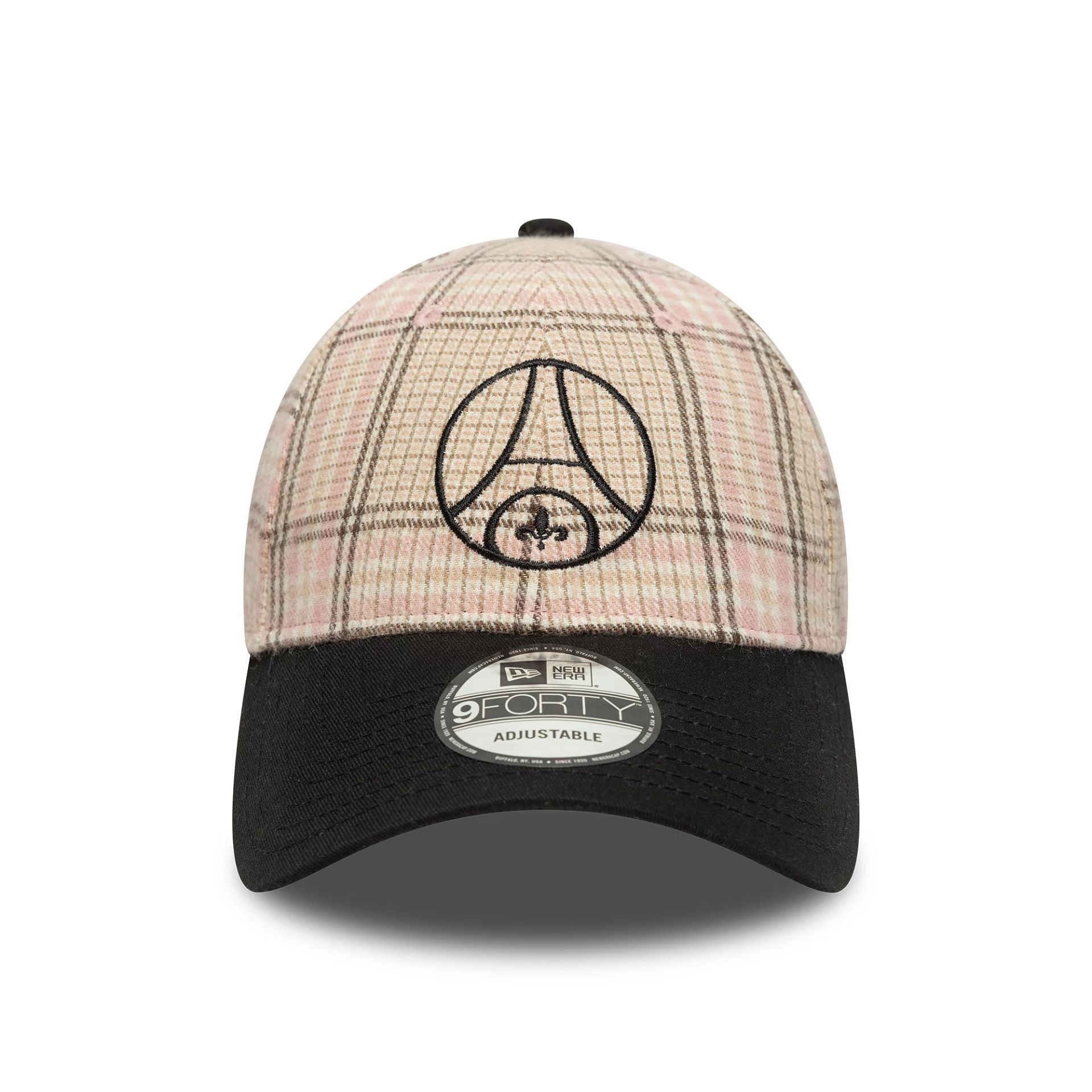 This is a Paris Saint-Germain Brushed Cotton Cream 9FORTY Adjustable Cap 2