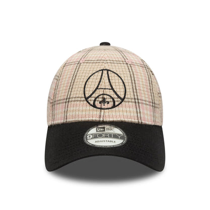 This is a Paris Saint-Germain Brushed Cotton Cream 9FORTY Adjustable Cap 2