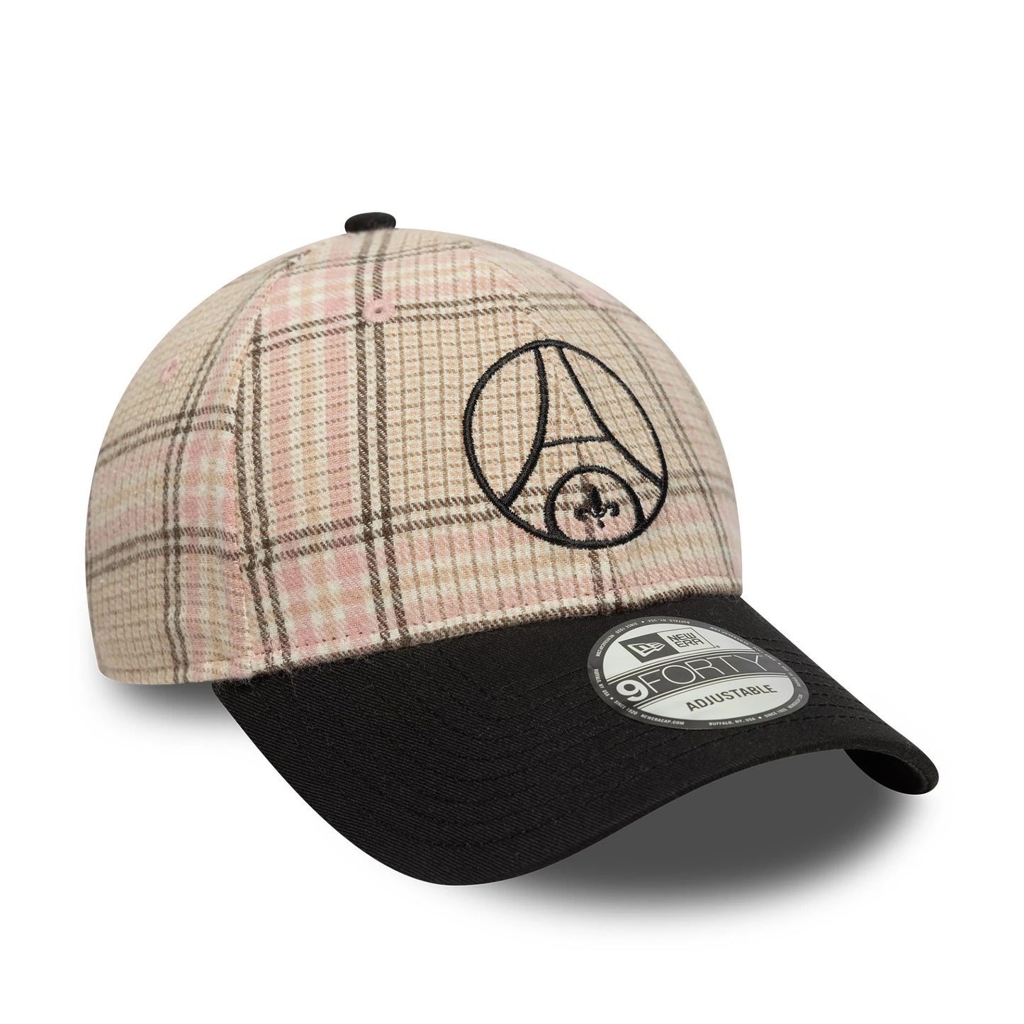 This is a Paris Saint Germain Brushed Cotton Cream 9FORTY Adjustable Cap 3