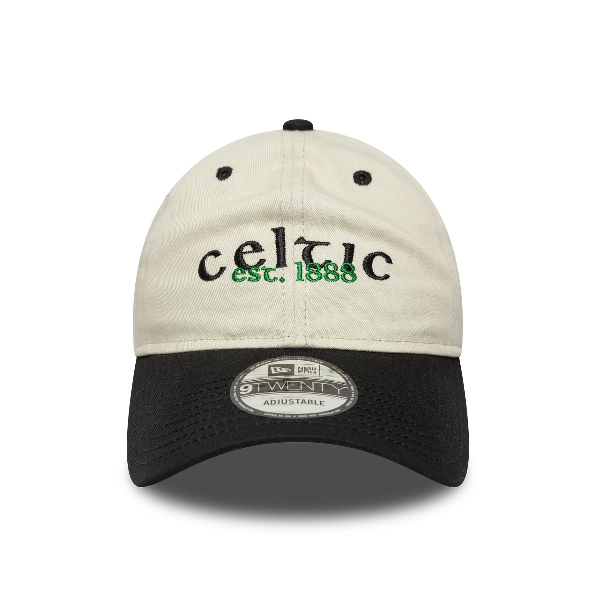 This is a Celtic FC Contrast Visor Cream 9TWENTY Adjustable Cap 2