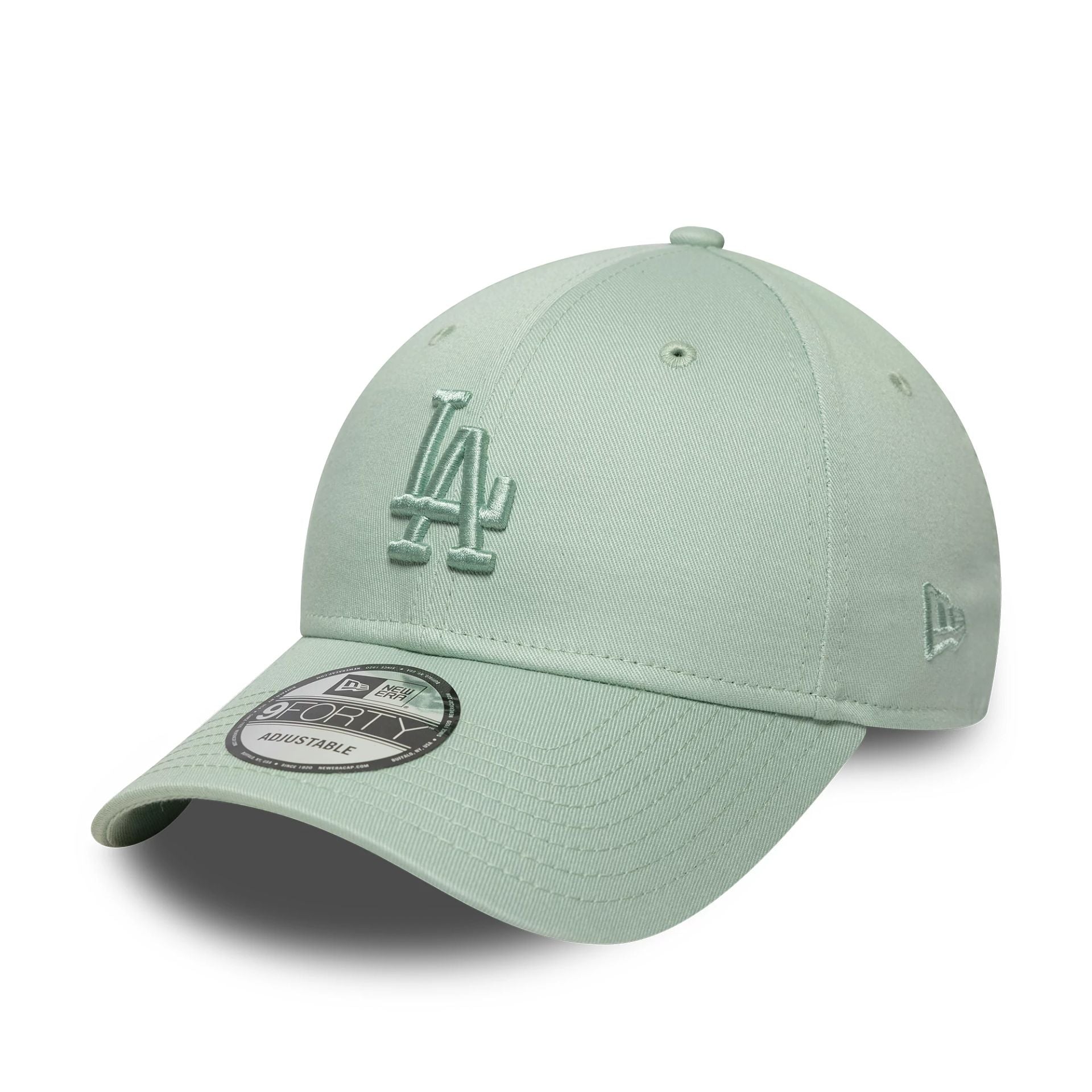 This is a LA Dodgers MLB Colour Pack Light Green 9FORTY Adjustable Cap 1