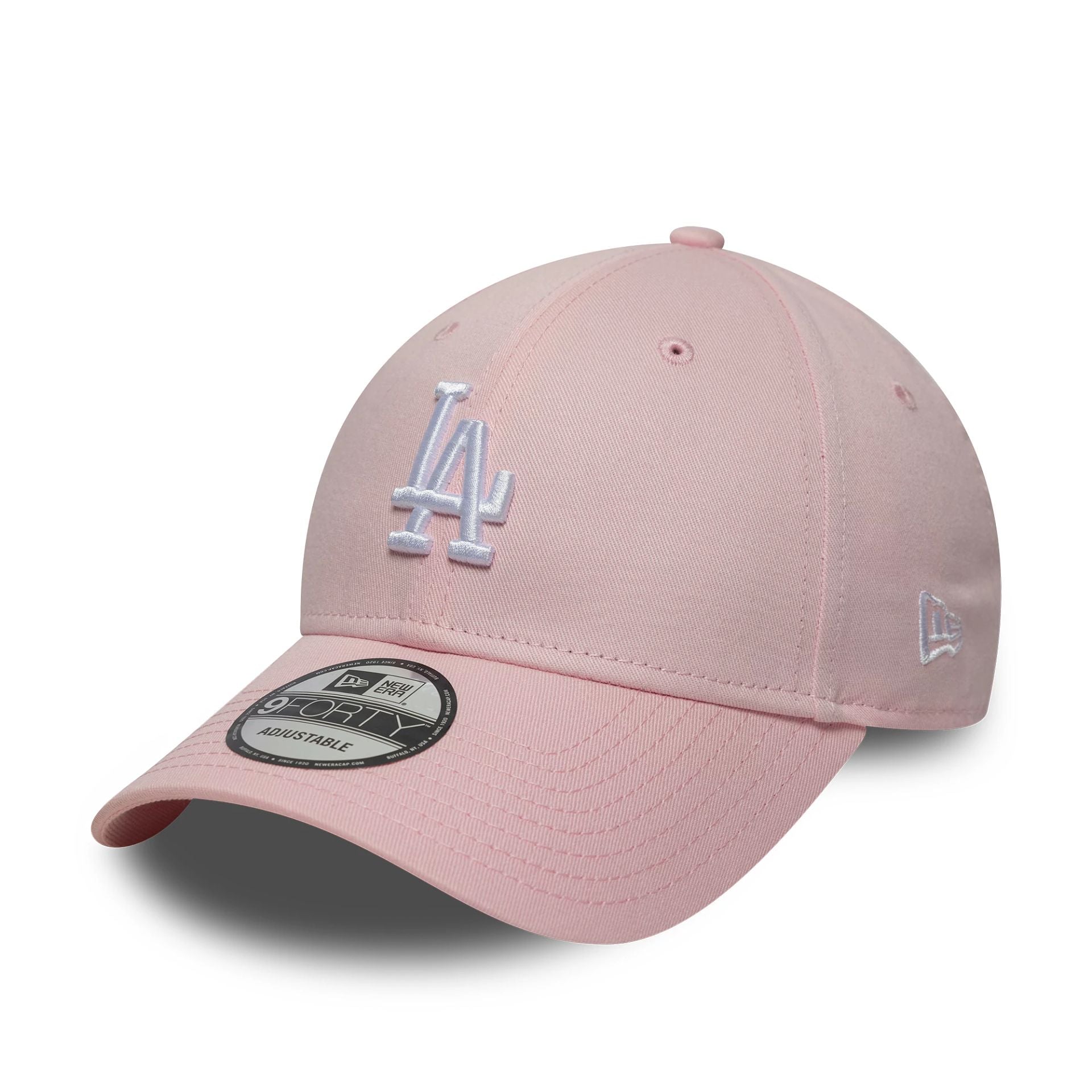 This is a LA Dodgers MLB Colour Pack Pastel Pink 9FORTY Adjustable Cap 1