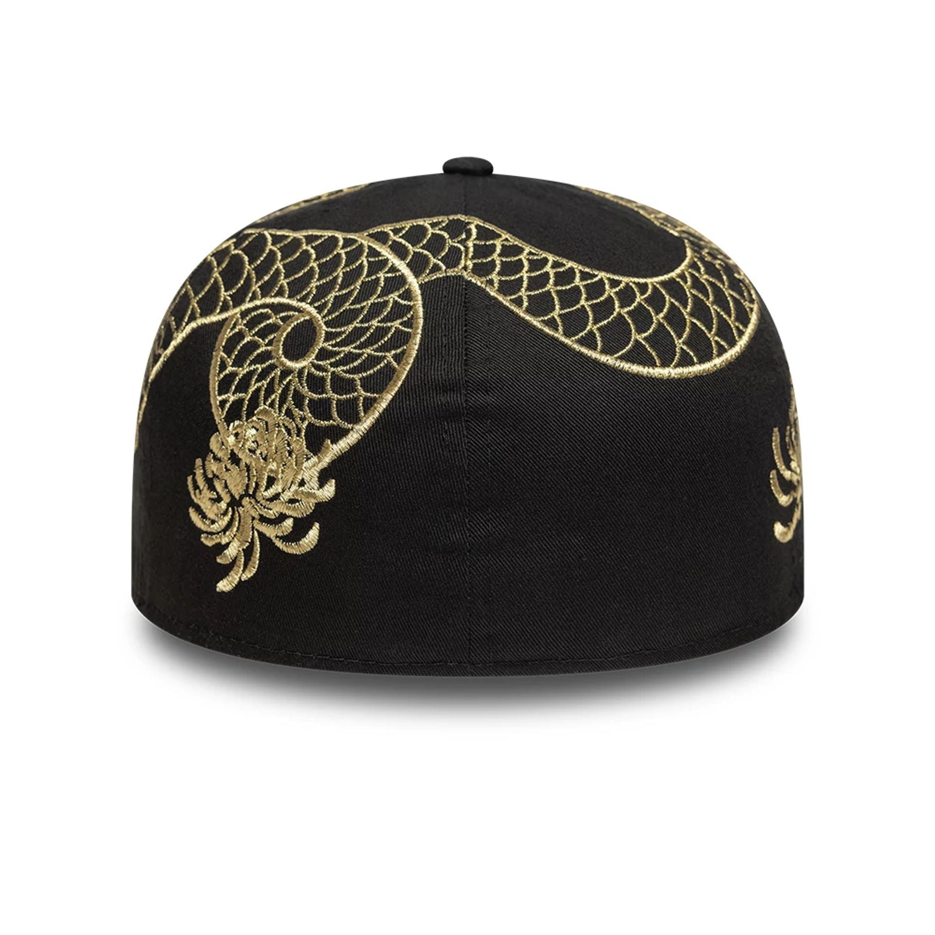 This is a New Era Year Of The Snake Black 59FIFTY Fitted Cap 4