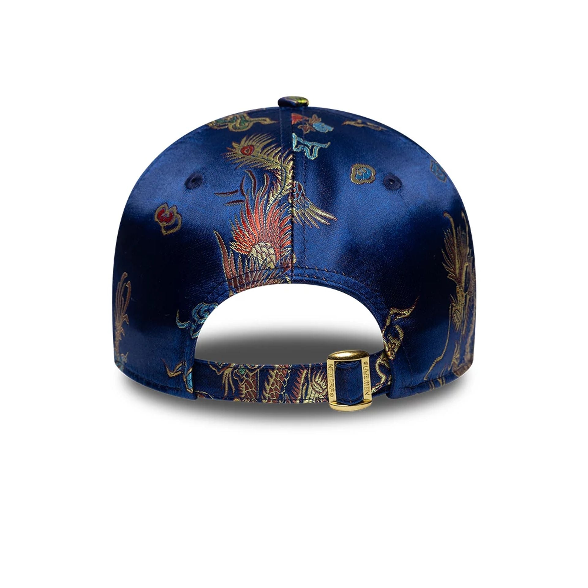 This is a New Era Brocade Navy 9TWENTY Adjustable Cap 5